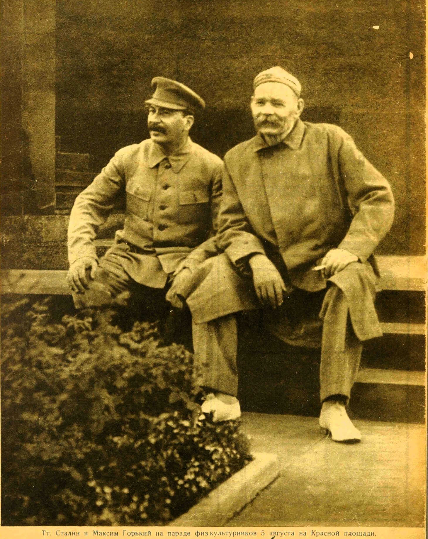 Stalin og Maksim Gorkij
