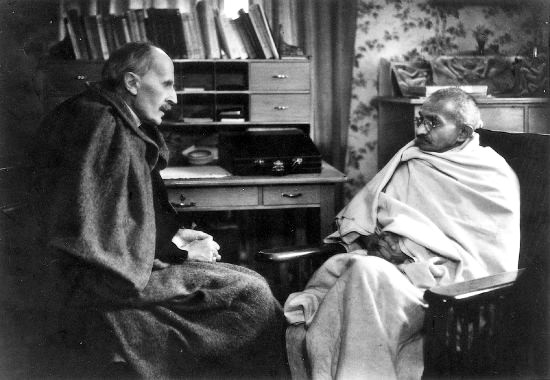 Romain Rolland og Mohandas Karamchand Gandhi