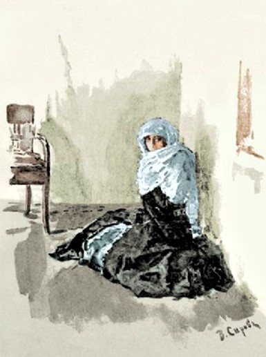 Valentin Serovs illustration af Béla