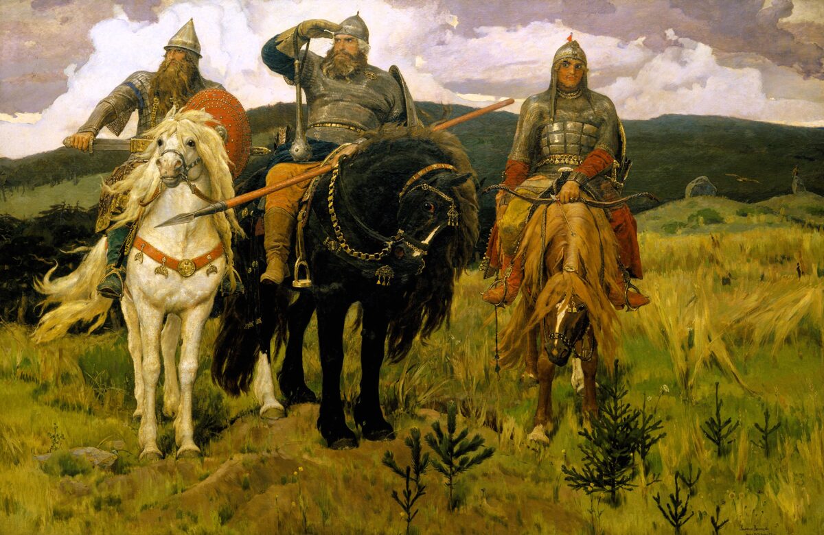 Viktor Vasnetsov, Tre helte