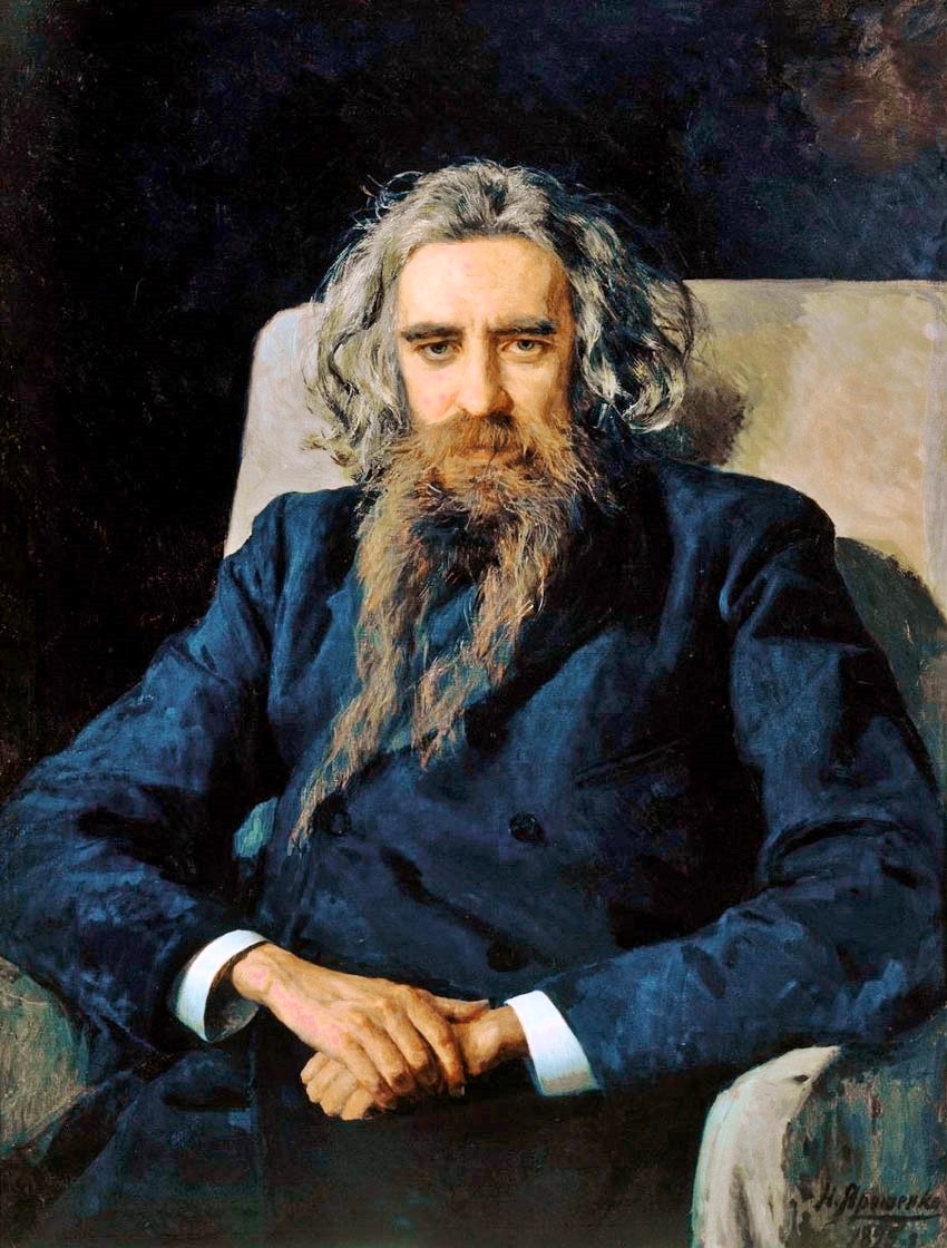 Portræt af Vladimir Solovjov af Yarochenko i 1892