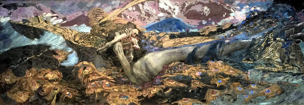 Mikhail Vrubel, Den faldne dæmon, inspireret af Lermontovs Demon