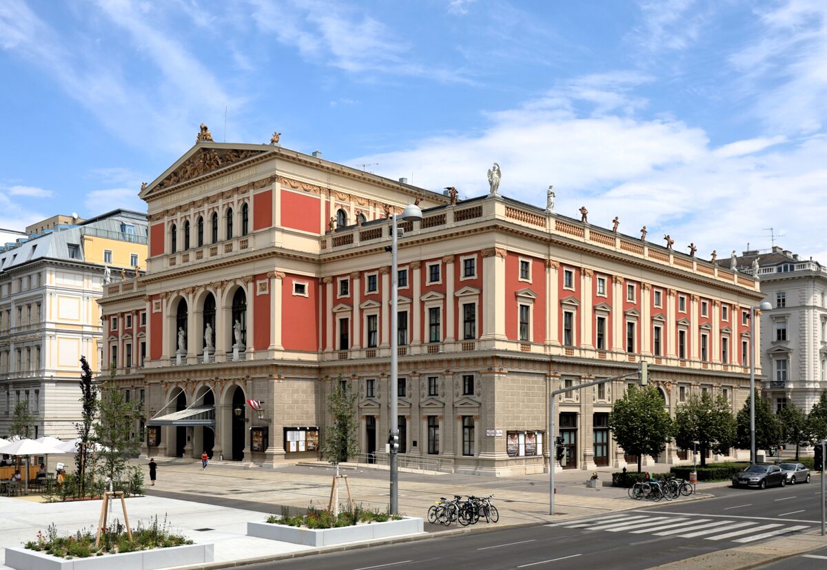 Große Musikvereinssaal i Wien – koncertsal med Gurrelieders uropførelse