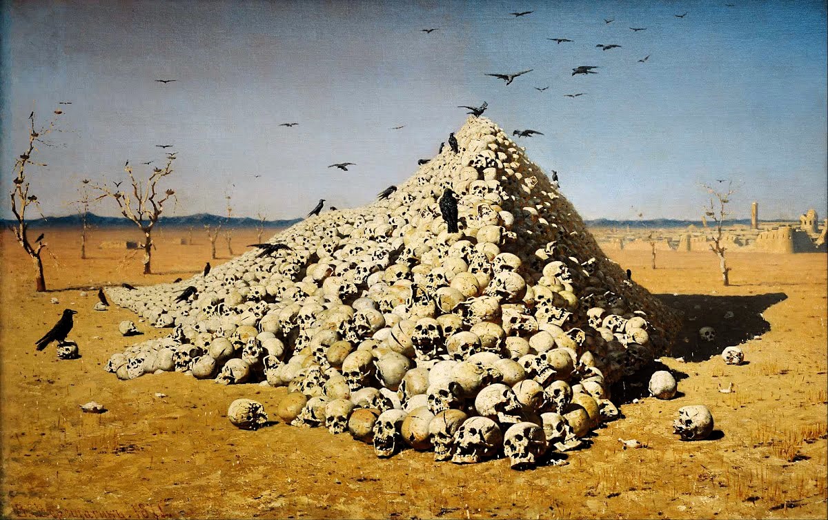 Vasilij Veresjtjagin, Krigens apoteose, 1871