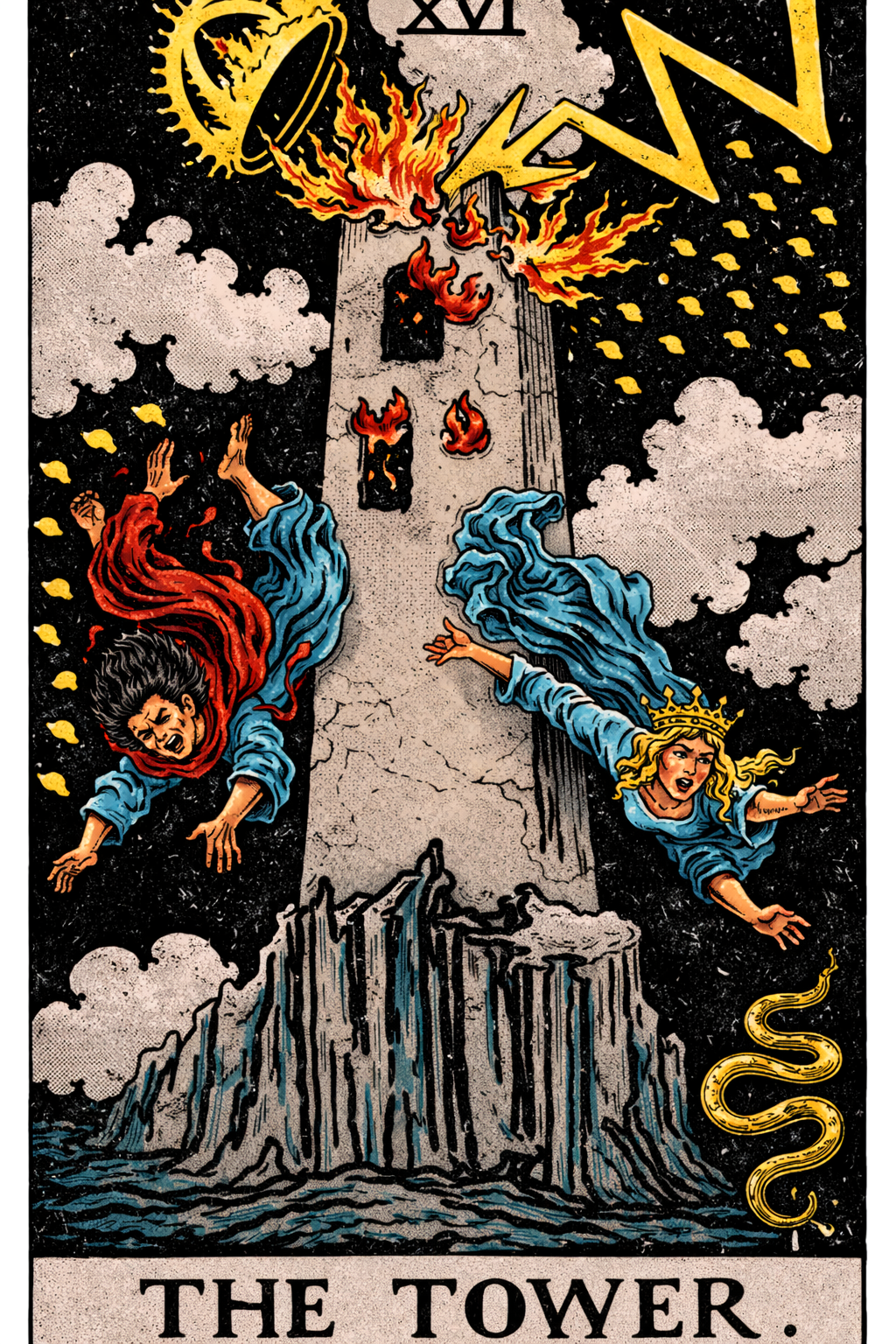 Tarot kortet Tårnet