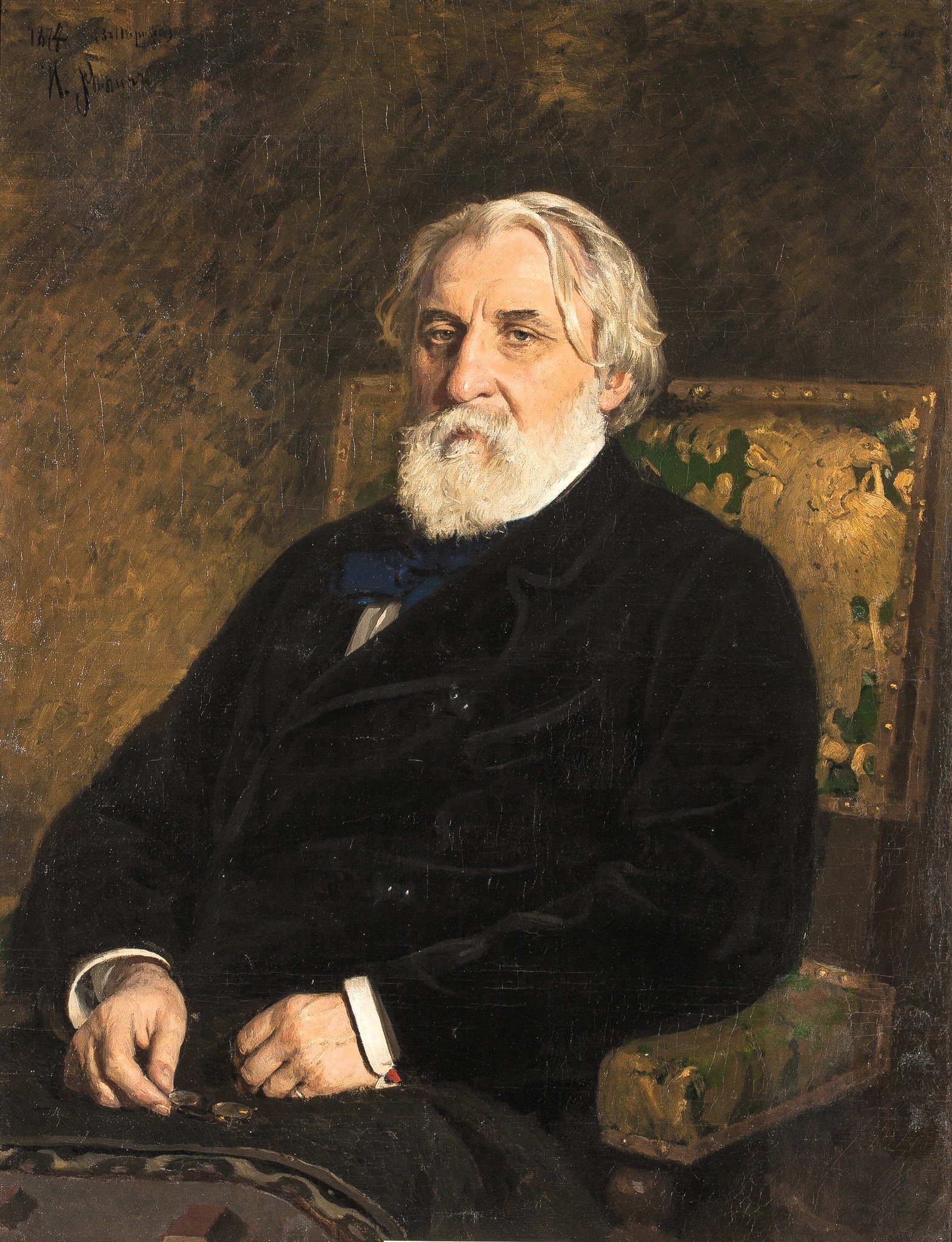 Ivan Turgenev portræt af Ilja Repin
