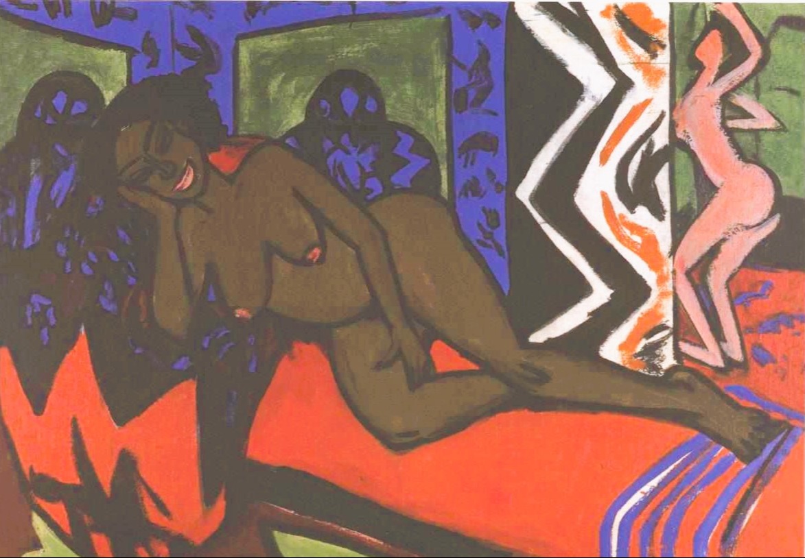 Kirchner — Schlafende Milly, 1911
