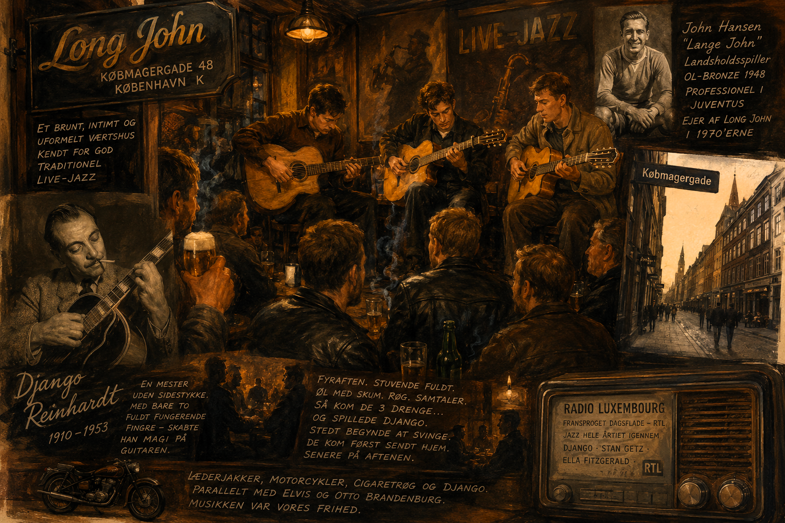 Django Reinhardt-stemning på Long John